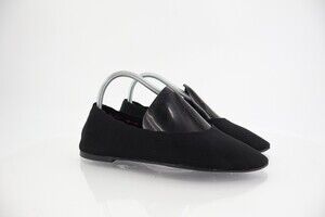 Skechers Women's Cleo Bewitch Flats Size 9 Black Knit Comfy Slip On Shoe Casual